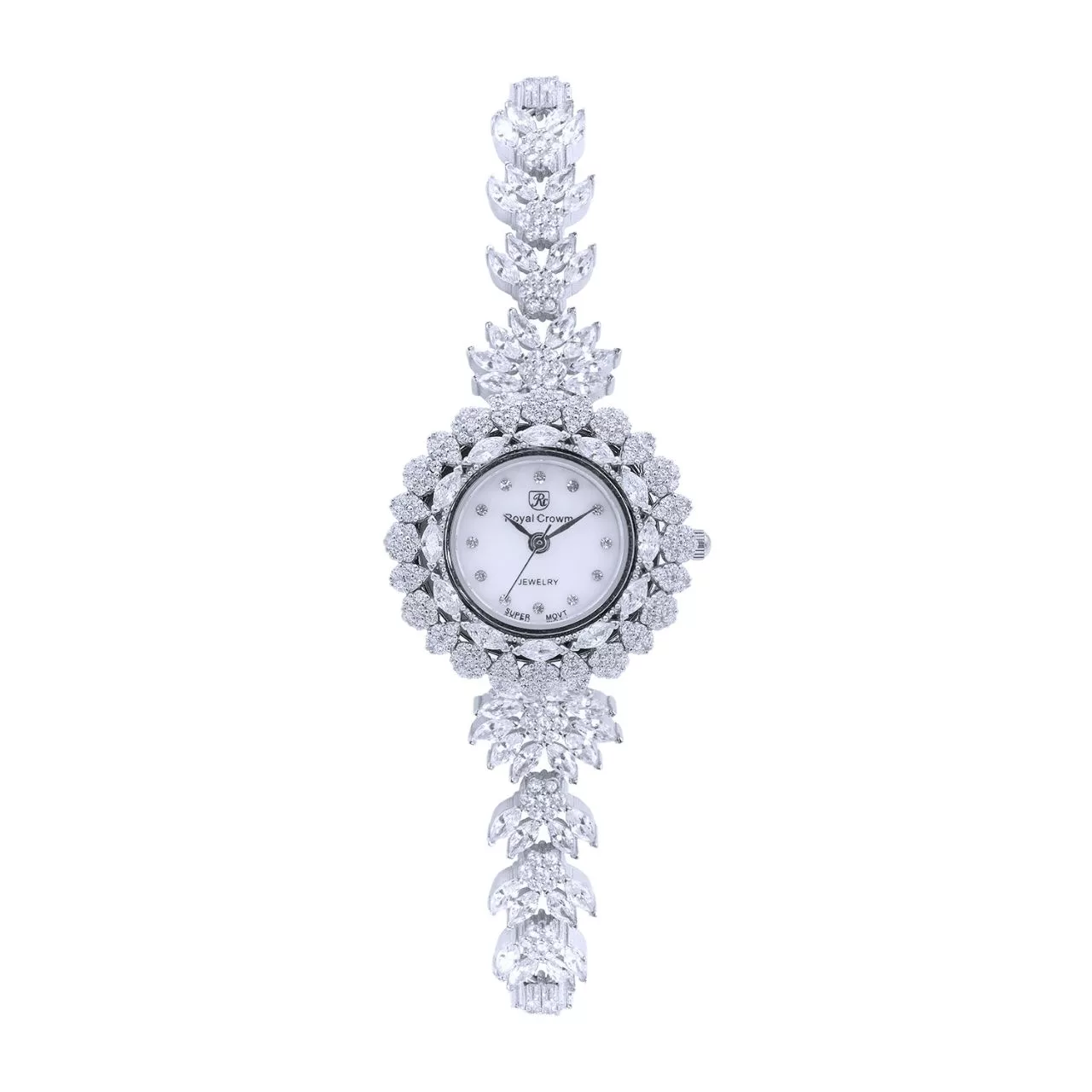 ساعت مچی عقربه ای نقره زنانه رویال کرون مدل دوره مارکیز کد 0199