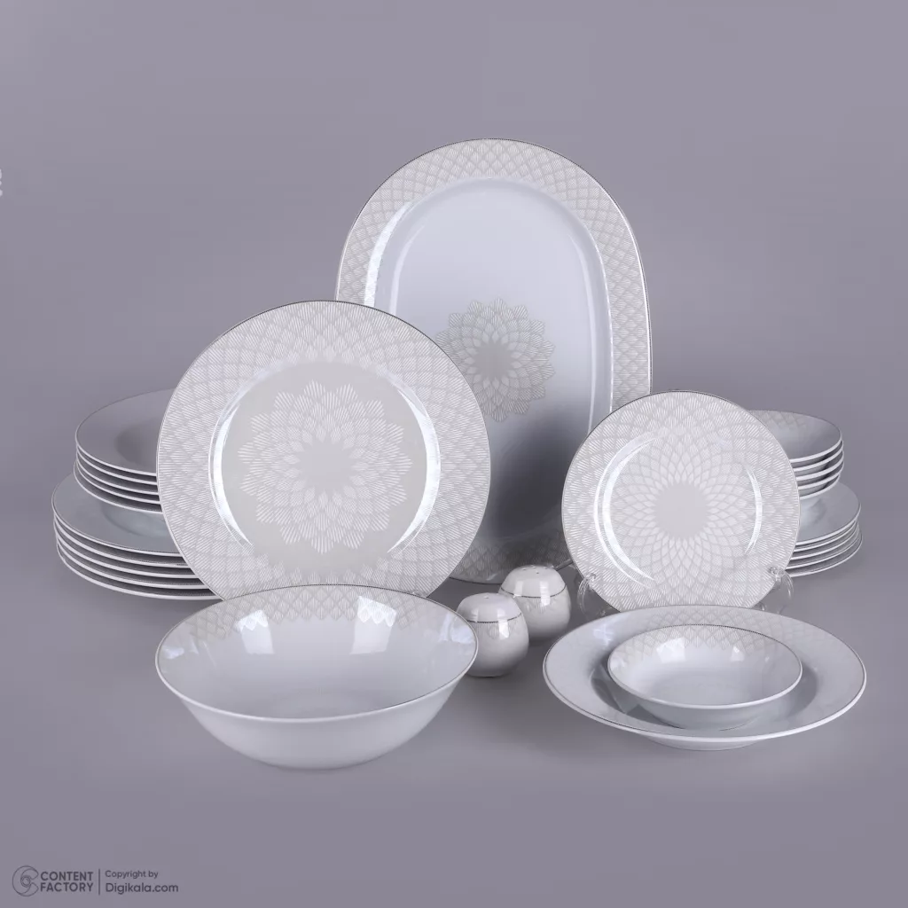 سرویس غذاخوری 28 پارچه 6 نفره مقصود مدل هیشا