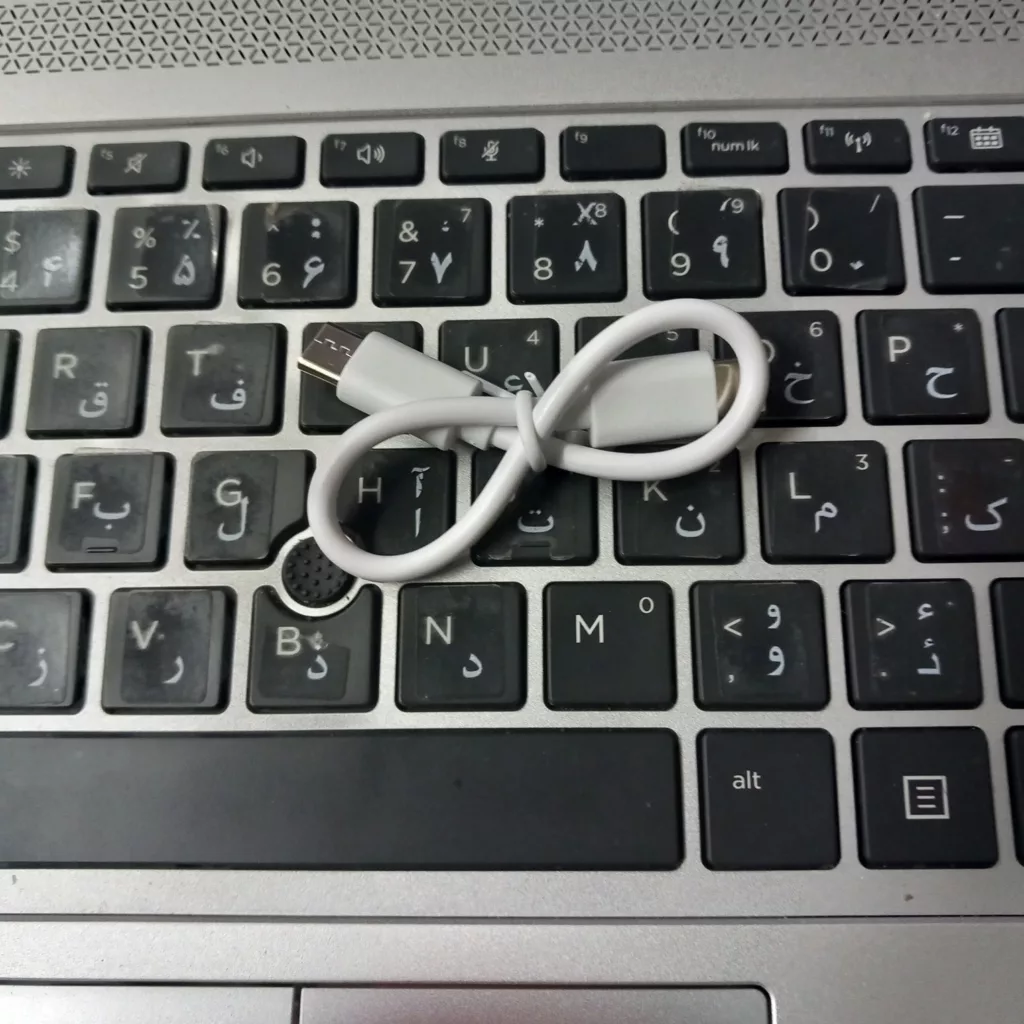 کابل USB-C مدل 2024 طول 0.2 متر