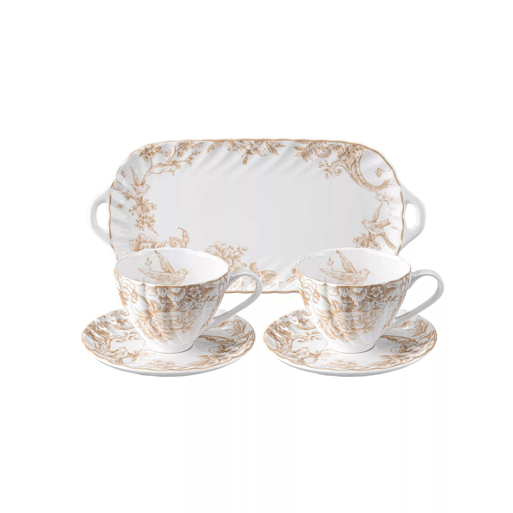 سرویس صبحانه‌خوری 5 پارچه 2 نفره گلد کیش مدل سارینا GK701154-6