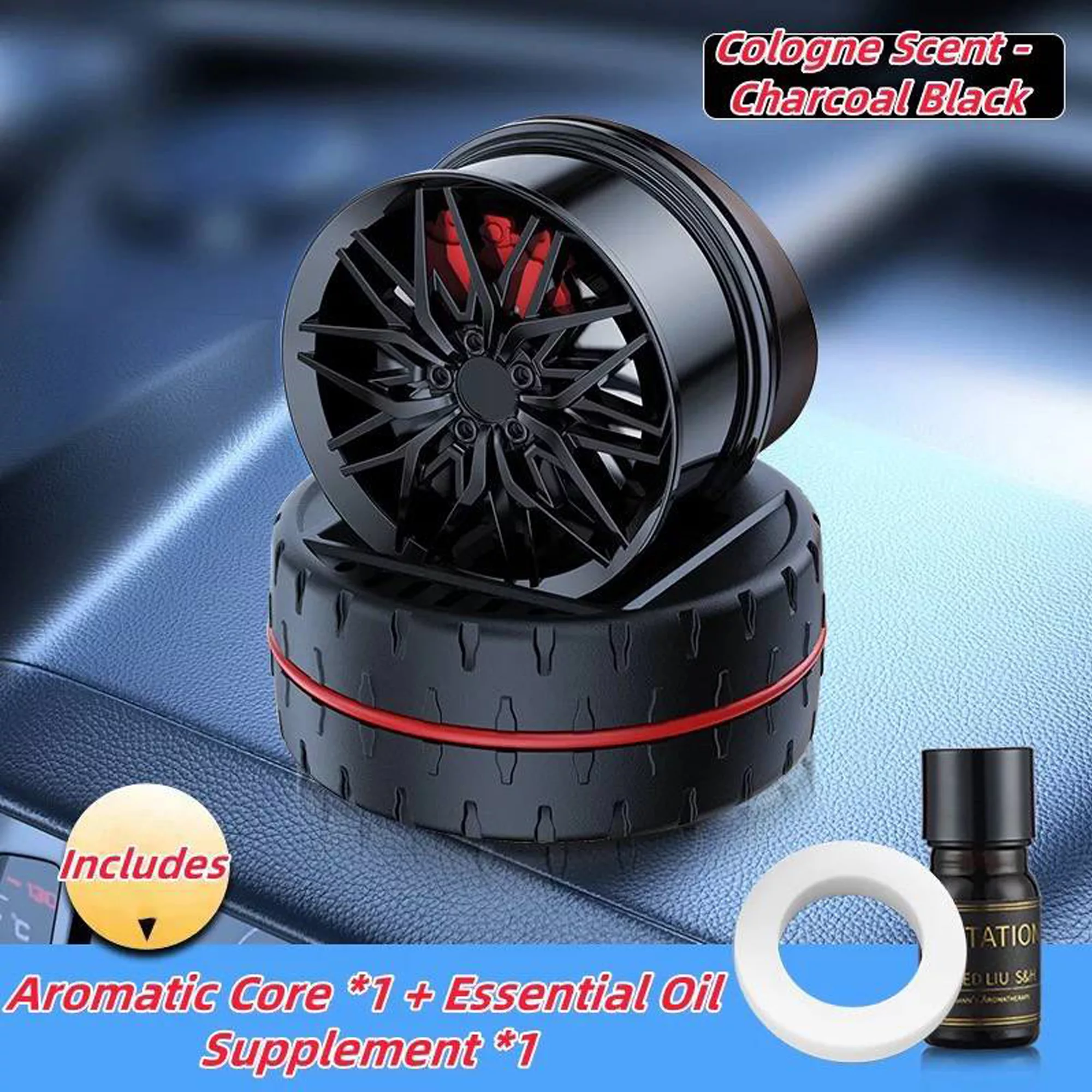 خوشبوکننده خورشیدی داخل خودرو مدل رینگ و لاستیک