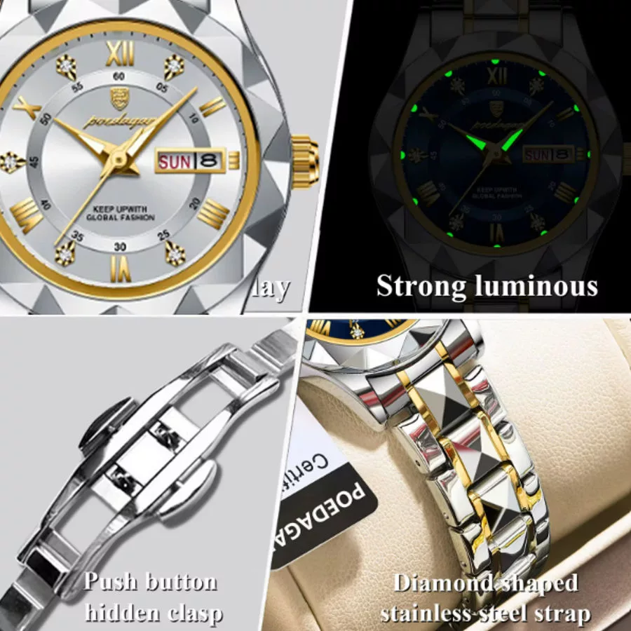 ساعت مچی عقربه‌ای زنانه پوداگار مدل S 306