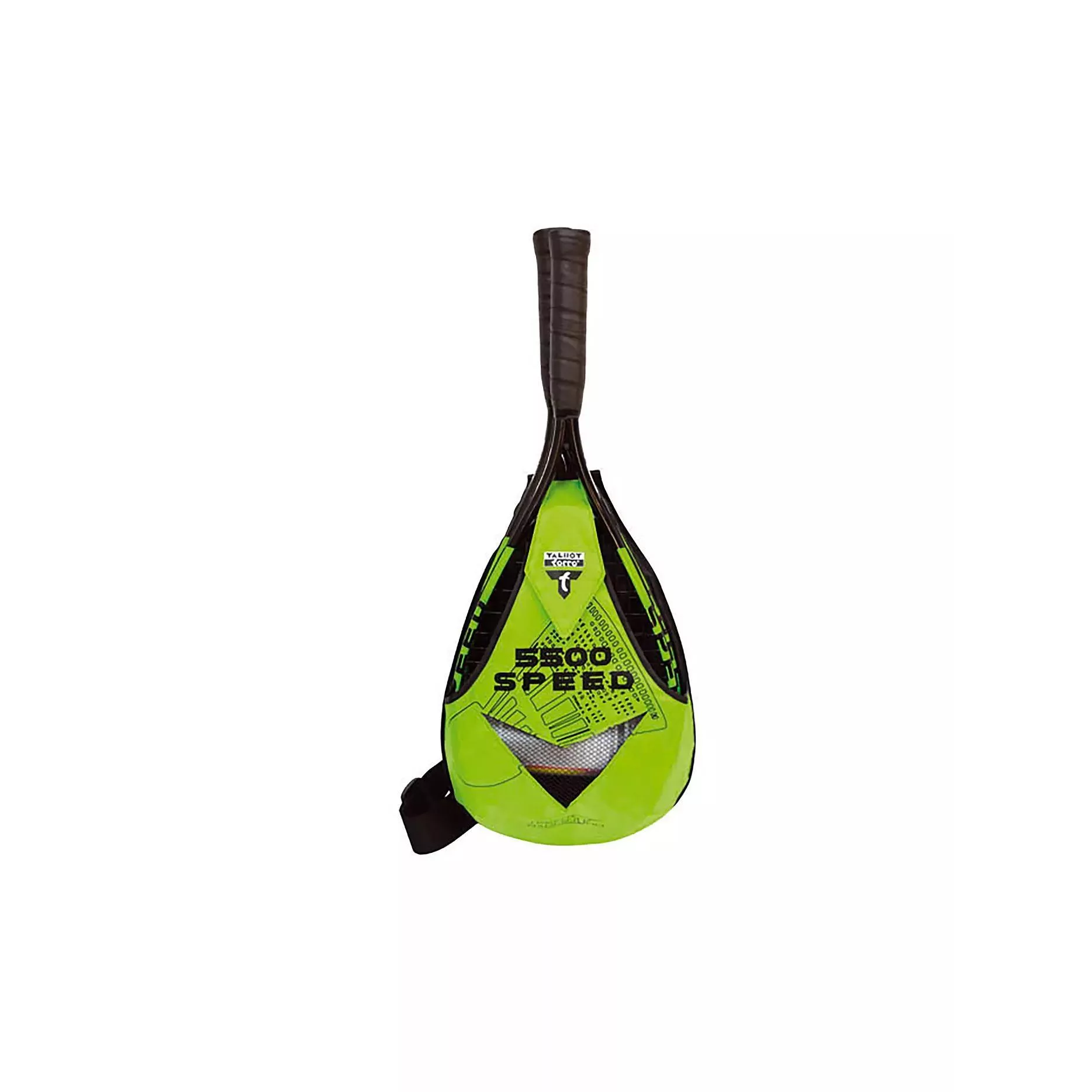 راکت بدمینتون تالبوت تورو مدل Set SPEED 5500 LED بسته 2 عددی