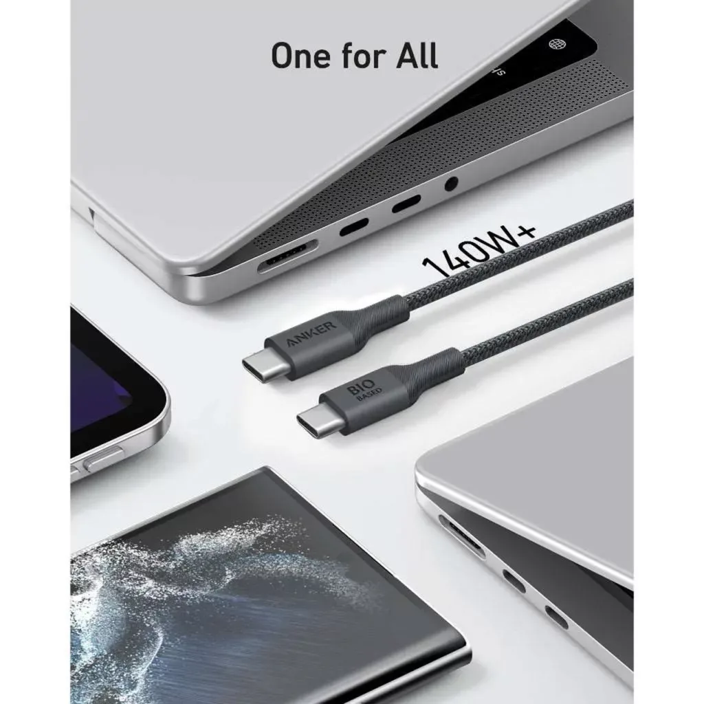 کابل USB-C انکر مدل A80F6H11 طول 1.8 متر