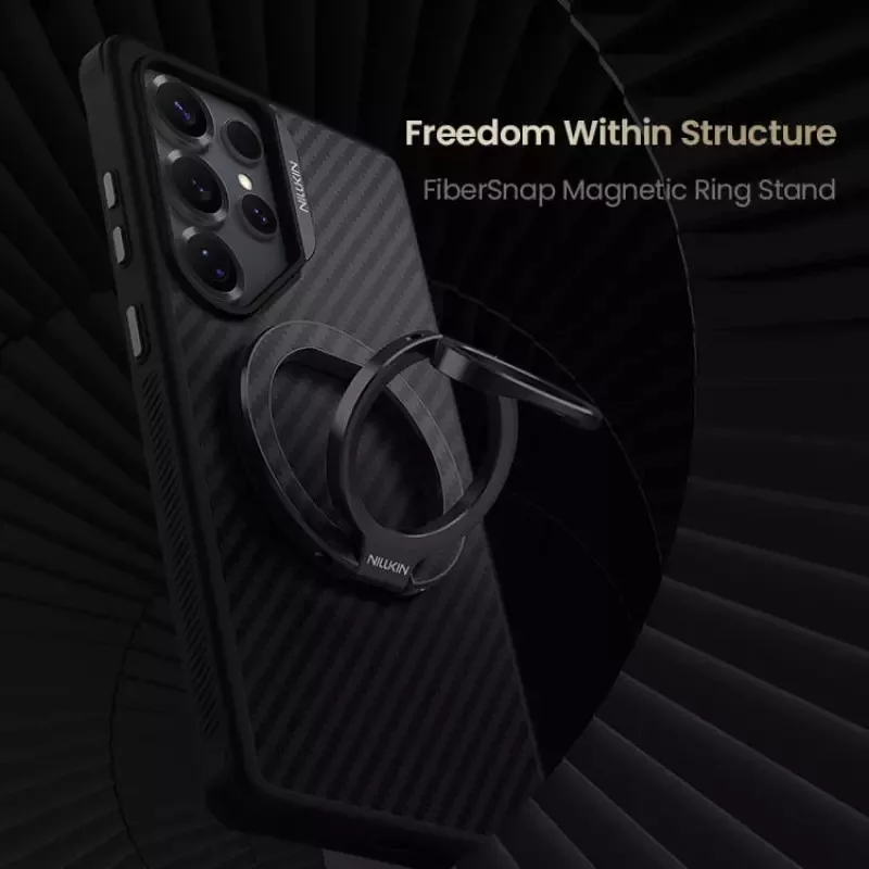 پایه نگهدارنده گوشی موبایل و تبلت نیلکین مدل FiberSnap Magnetic Ring Stand