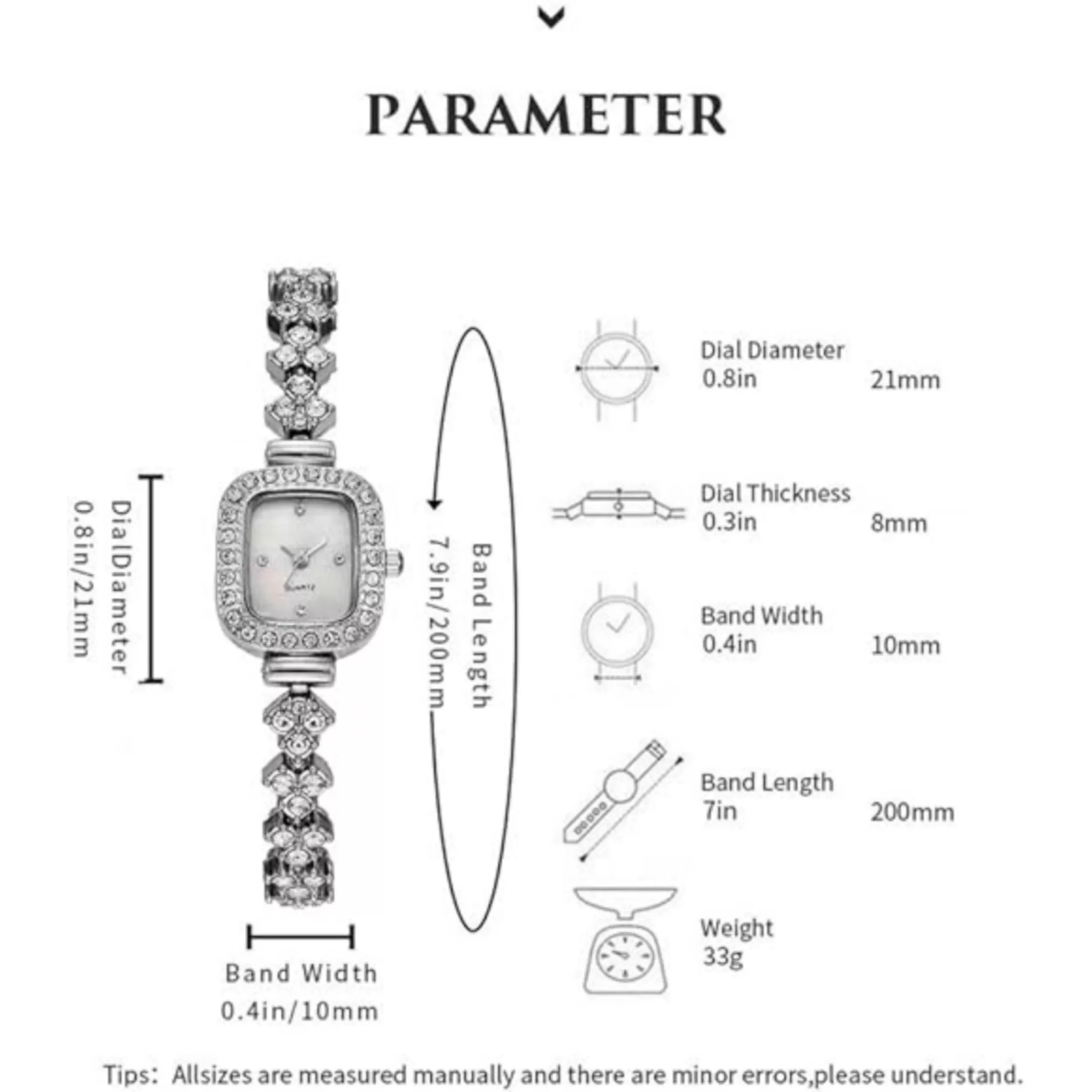 ساعت مچی عقربه ای زنانه مدل رویال نگین دار