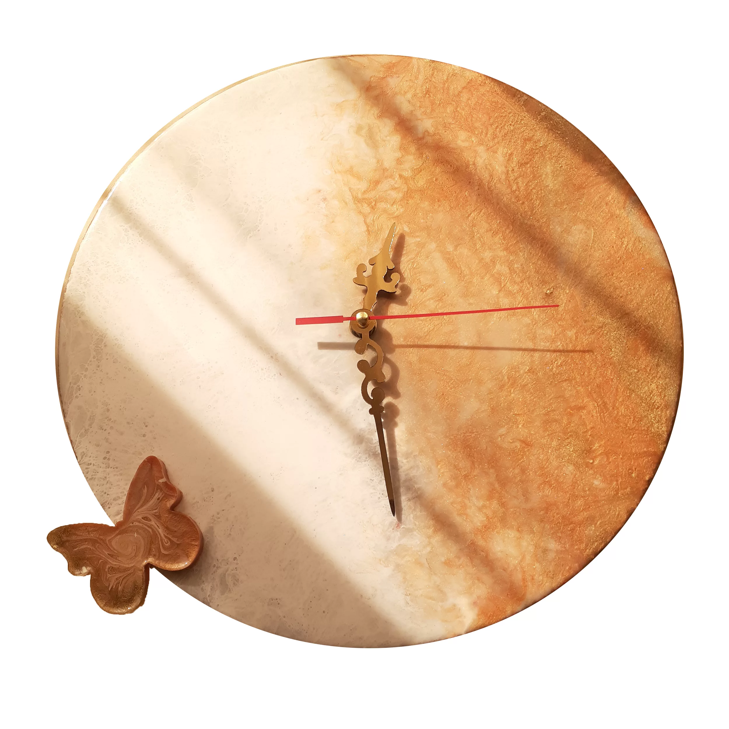 ساعت دیواری طرح پروانه