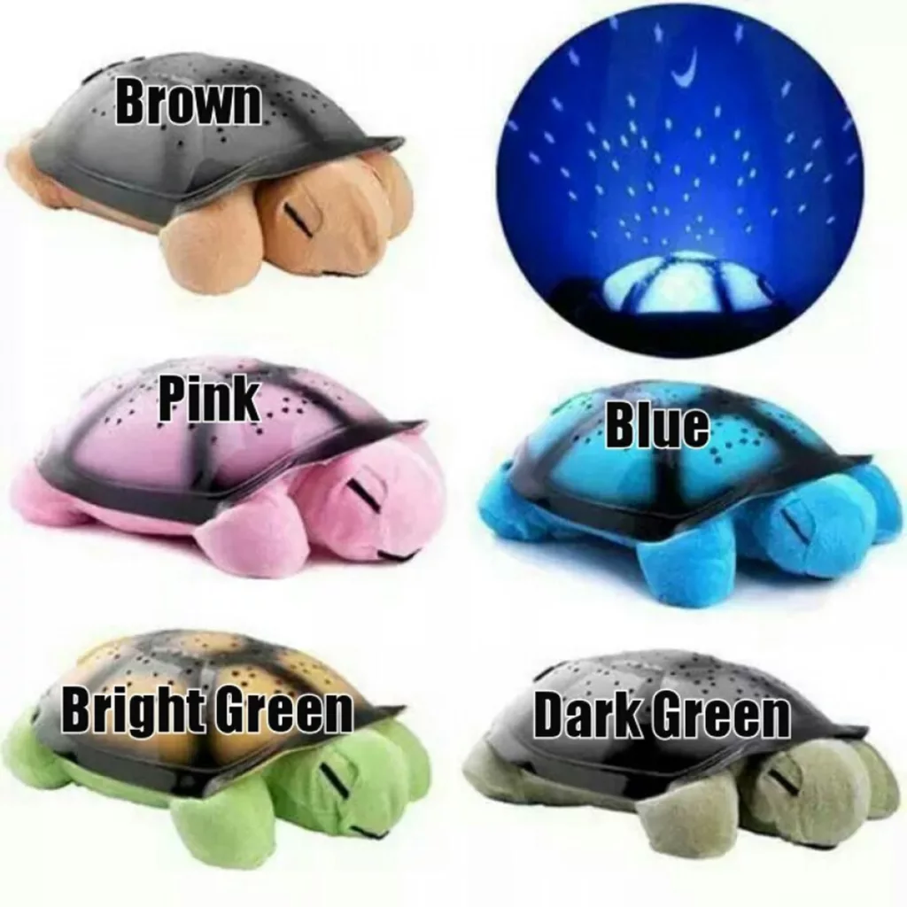 چراغ خواب کودک مدل لاک پشت کد 7732