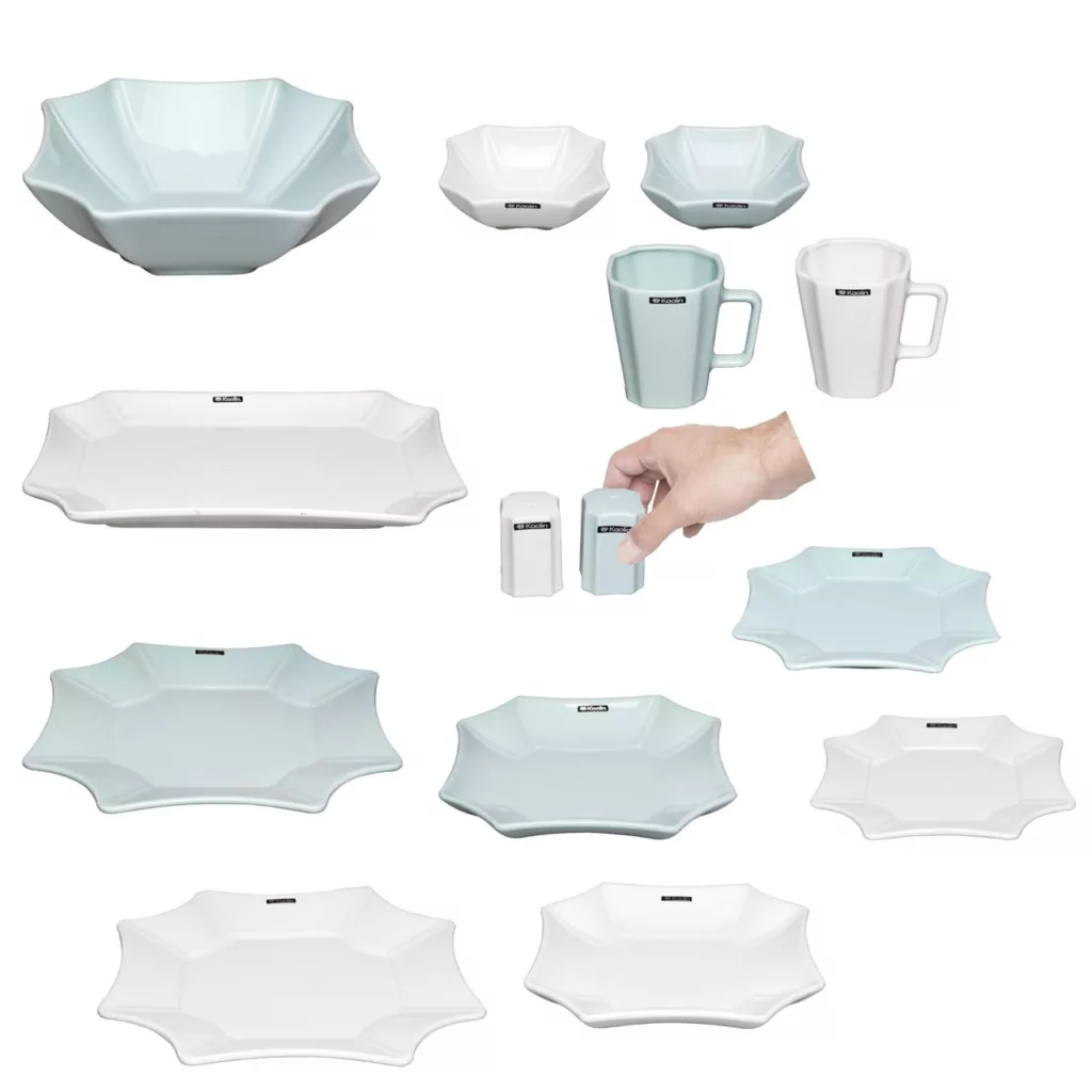 سرویس غذاخوری 14 پارچه کائولین مدل کارن