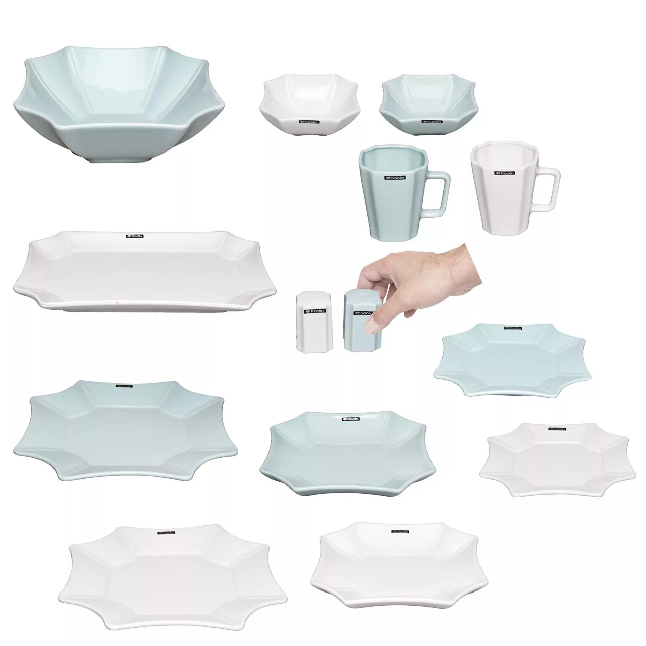 سرویس غذاخوری 14 پارچه کائولین مدل کارن