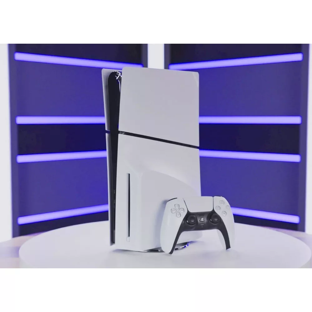 کنسول بازی سونی مدل PlayStation 5 Slim ظرفیت یک ترابایت ریجن 2016A اروپا به همراه دسته اضافی و پایه شارژر