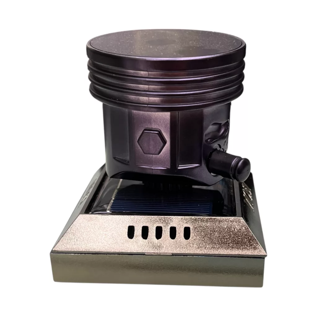 خوشبو کننده رو داشبوردی خودرو مسی مدل سولار چرخشی طرح پیستون خودرو  کد BLE-BLK