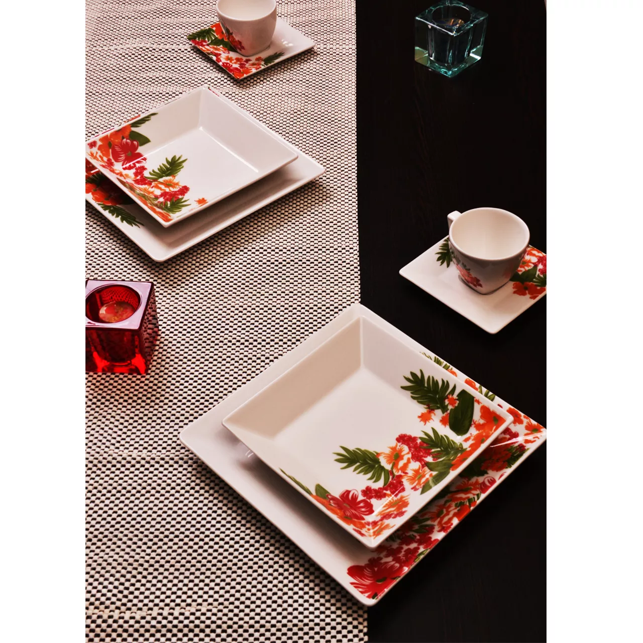 سرویس غذاخوری 30 پارچه آکسفورد مدل Tropical