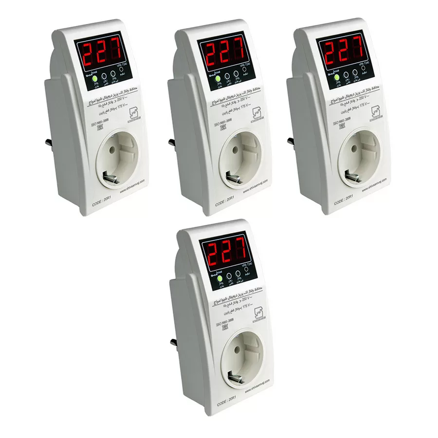 محافظ ولتاژ شیوا امواج مدل 20R1 بسته 4 عددی