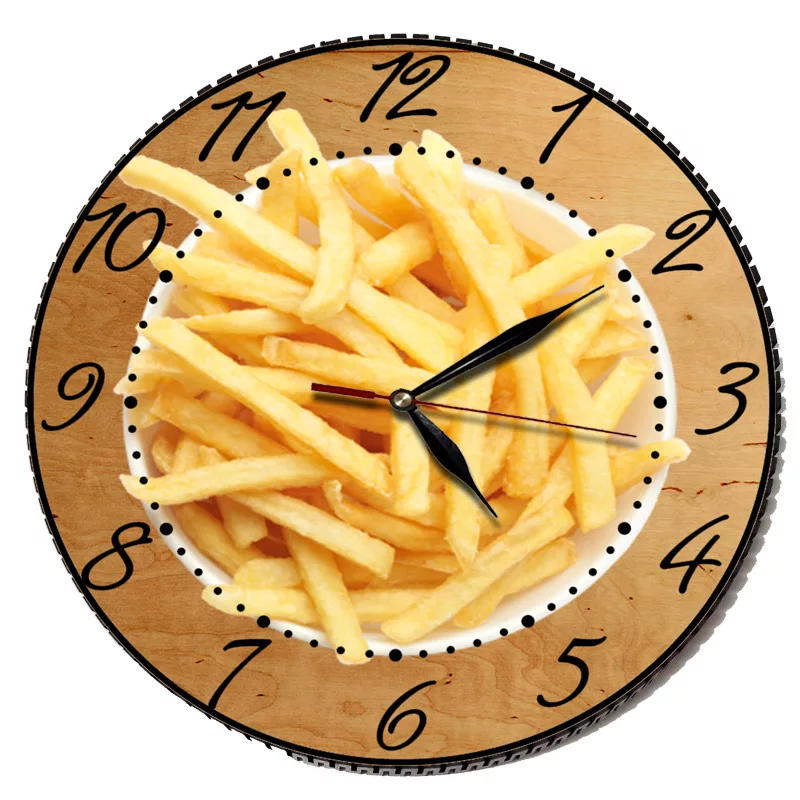 ساعت دیواری مدل سیبزمینی سرخکرده