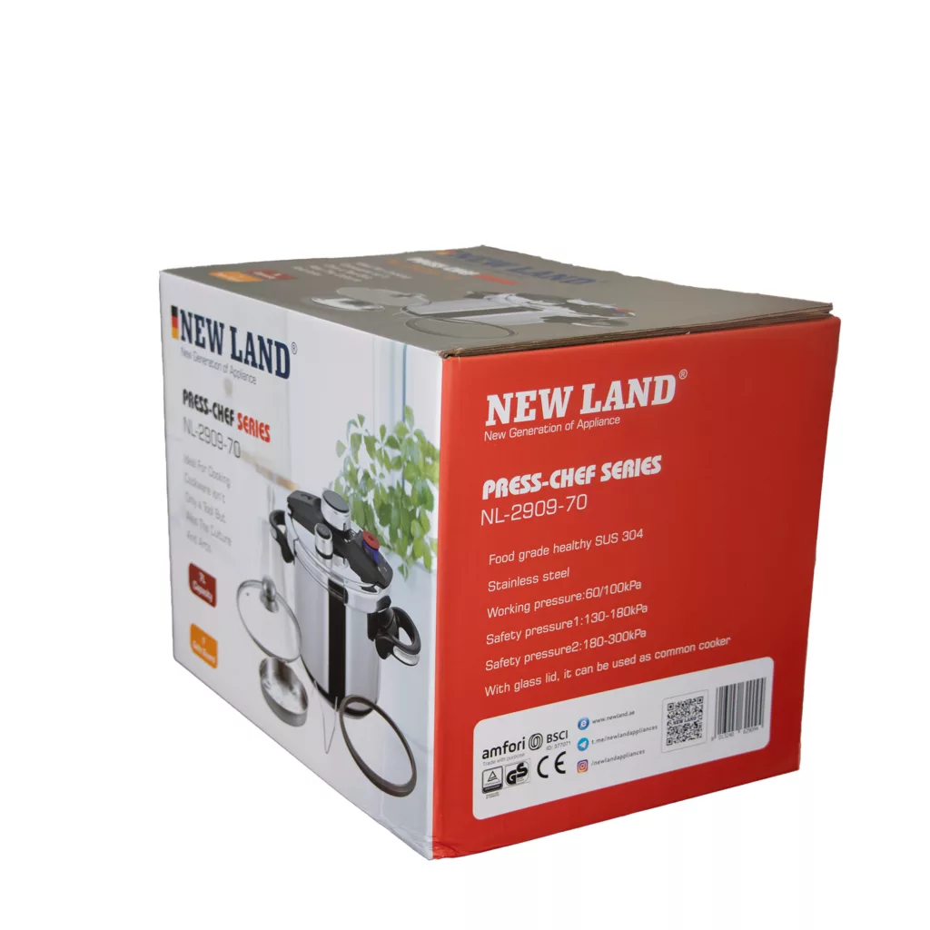 زودپز نیولند مدل NL-2909-70 گنجایش 7 لیتر