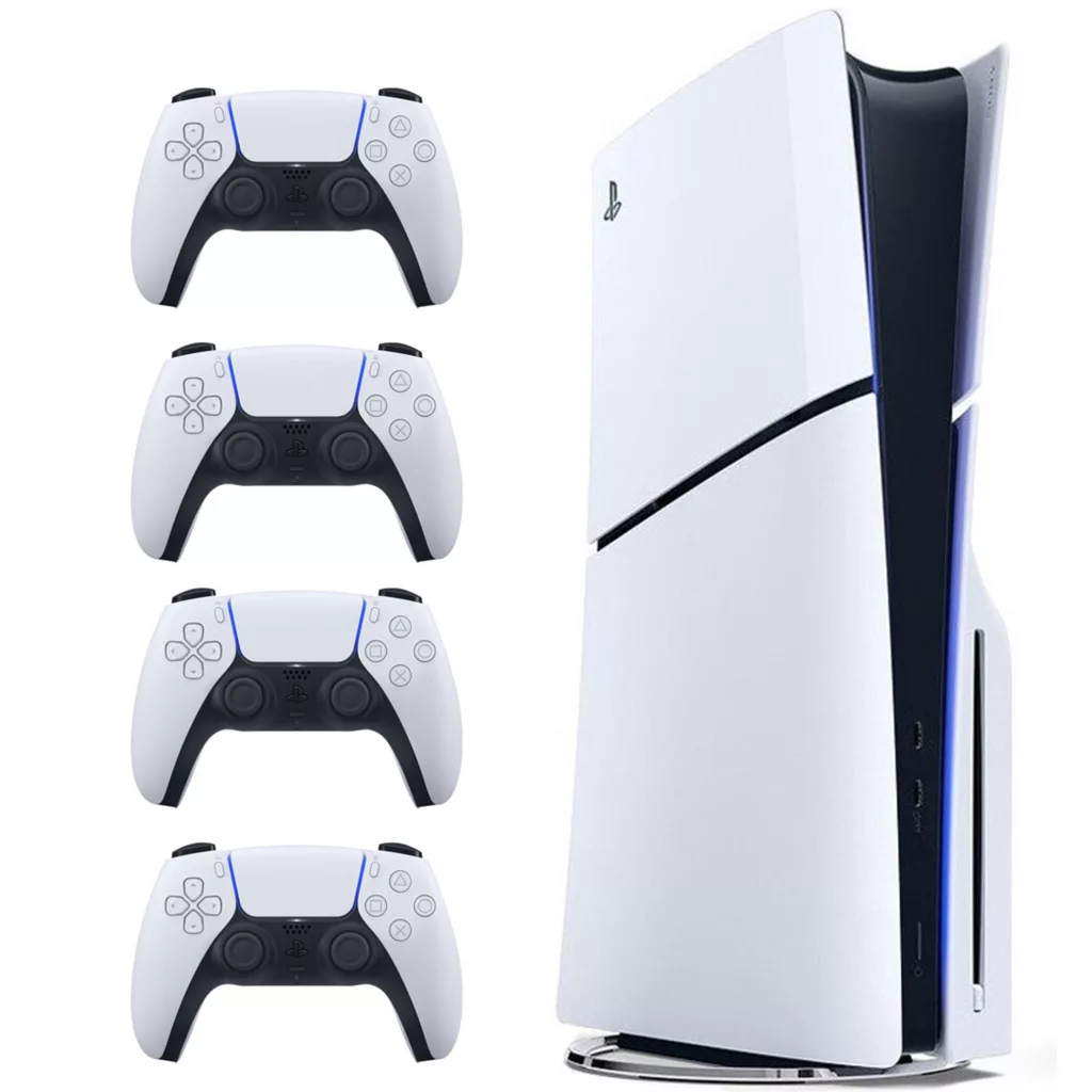کنسول بازی سونی مدل PlayStation 5 Slim ظرفیت یک ترابایت ریجن 2016A اروپا به همراه دسته اضافی