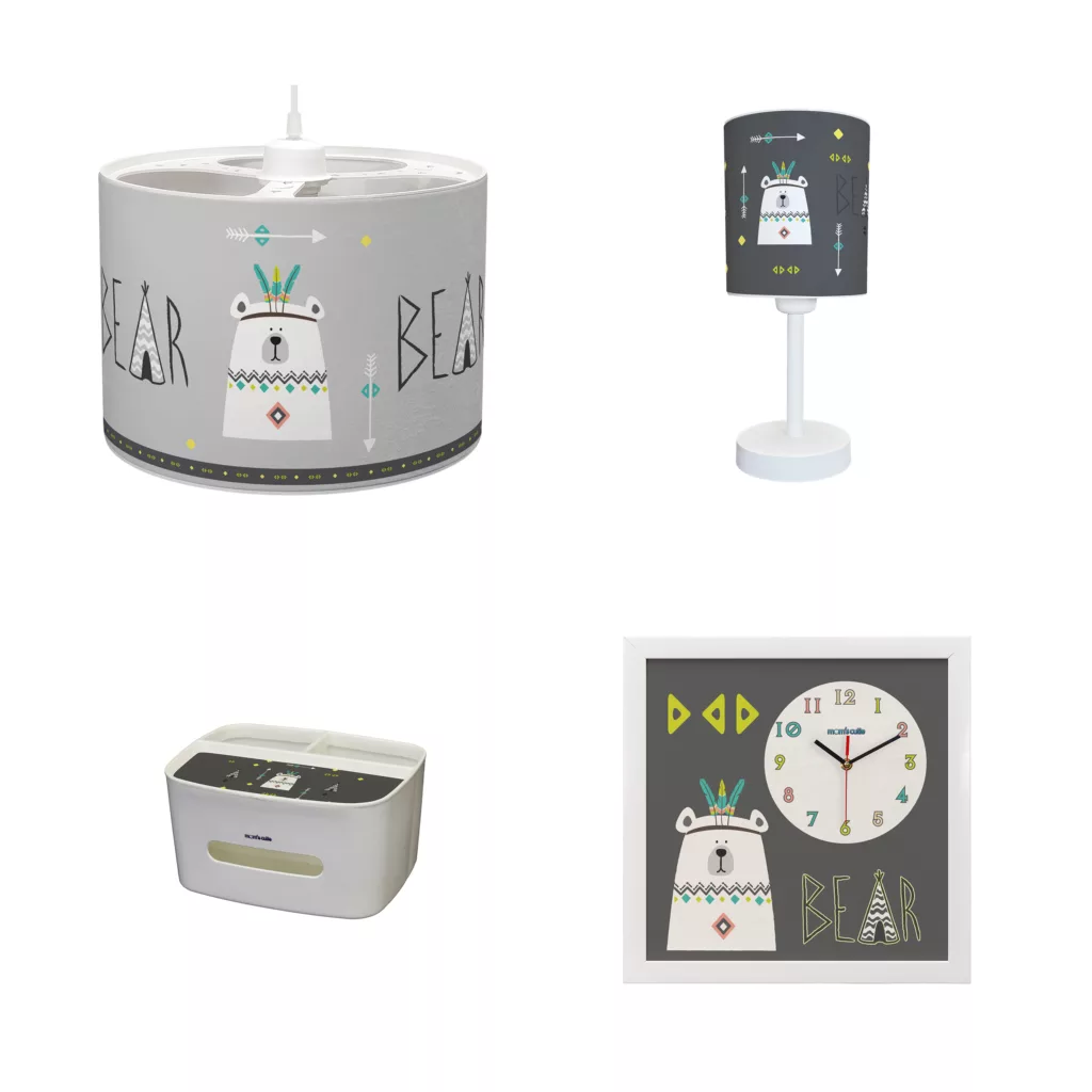 ست لوستر کودک مامز کیوتی مدل PL-63 بسته 4 عددی