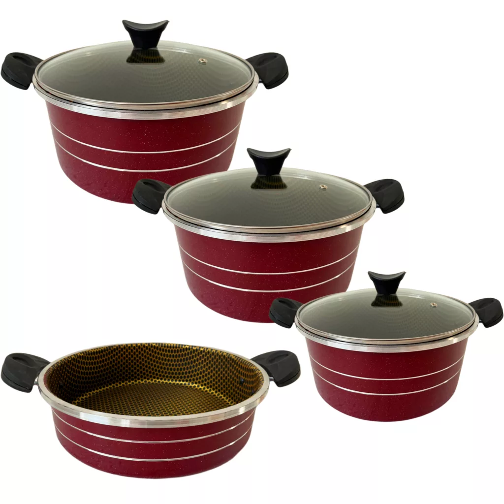 سرویس پخت و پز 7 پارچه زرفام مدل Honeycomb 28S