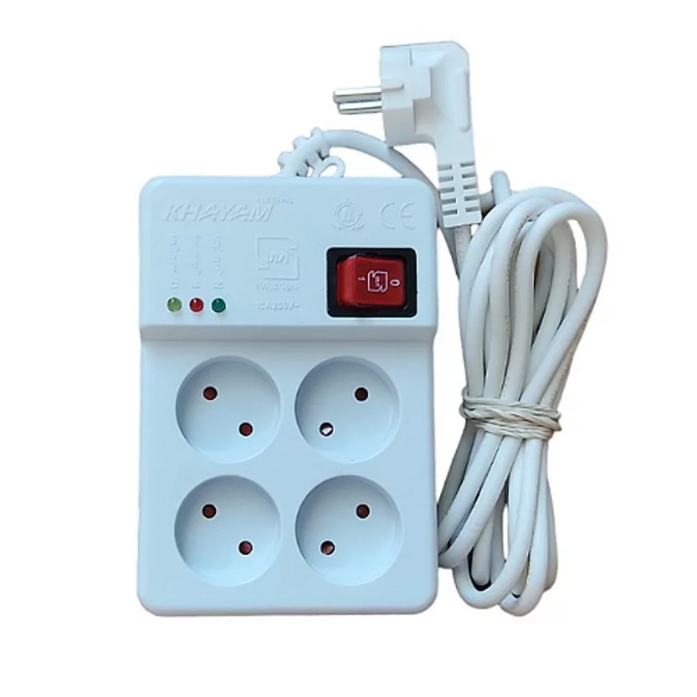 محافظ ولتاژ خیام الکتریک مدل چهارپریز