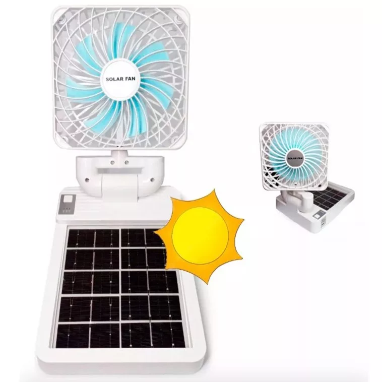 پنکه سولار شارژی خورشیدی مدل 666