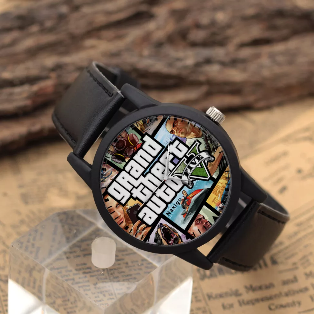 ساعت مچی عقربه ای ناکسیگو مدل GTAV کد LF6765