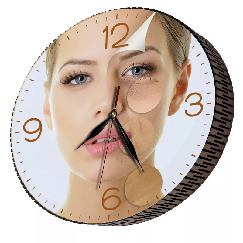 ساعت دیواری مدل پوست و زیبایی