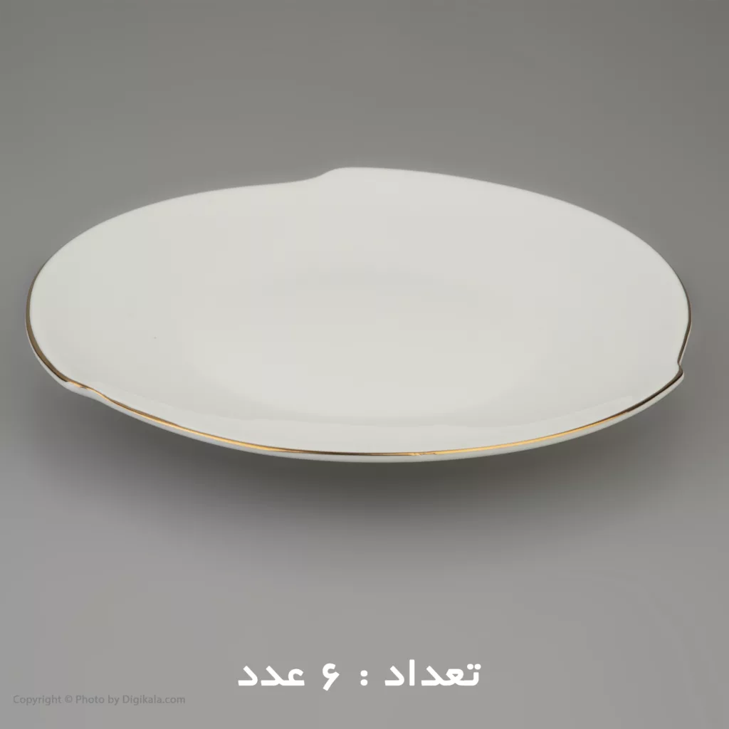 سرویس غذا خوری 30 پارچه شرکت صنایع چینی تقدیس مدل خط طلا