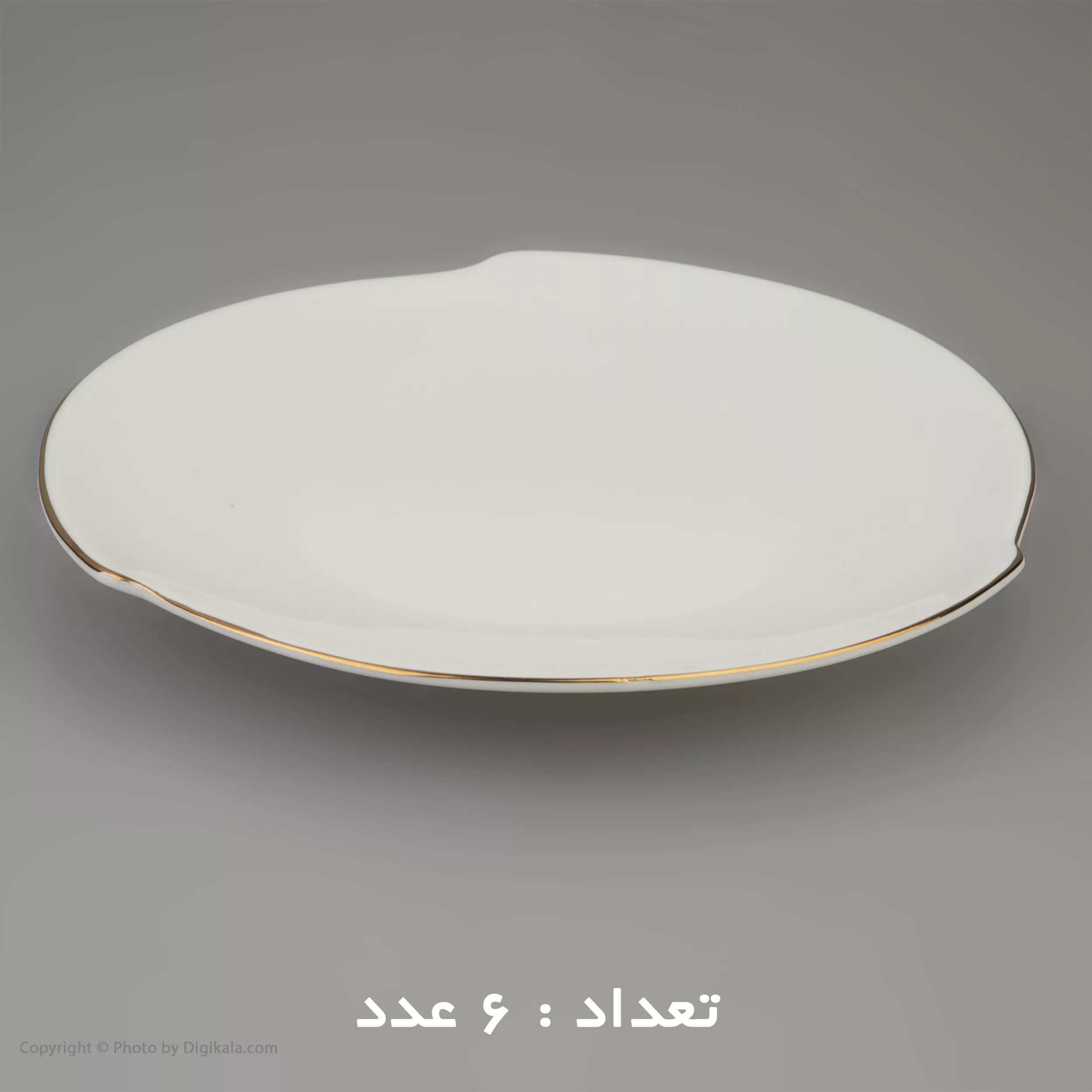 سرویس غذا خوری 30 پارچه شرکت صنایع چینی تقدیس مدل خط طلا