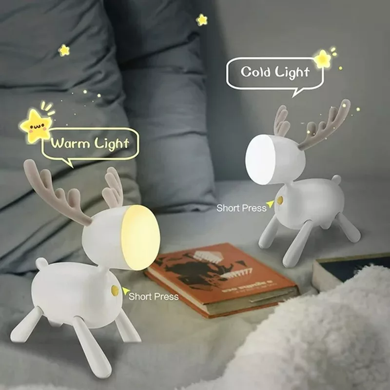 چراغ خواب کودک طرح گوزن کد L17