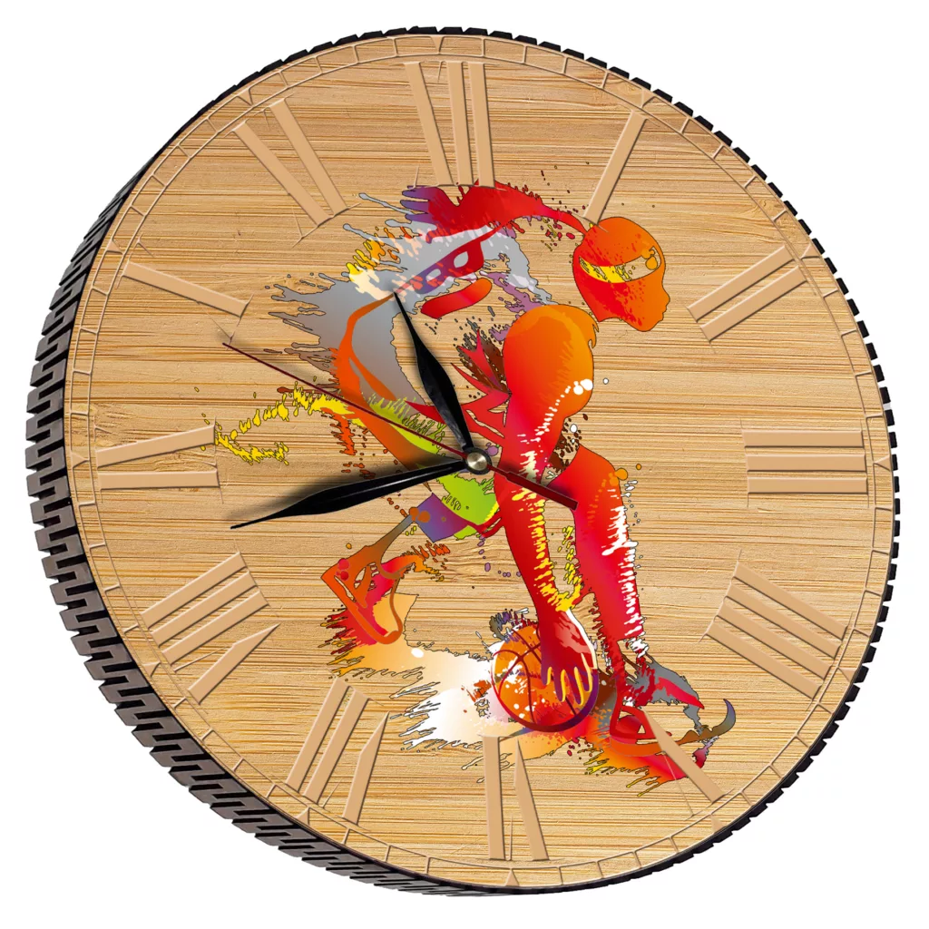 ساعت دیواری مدل بسکتبال