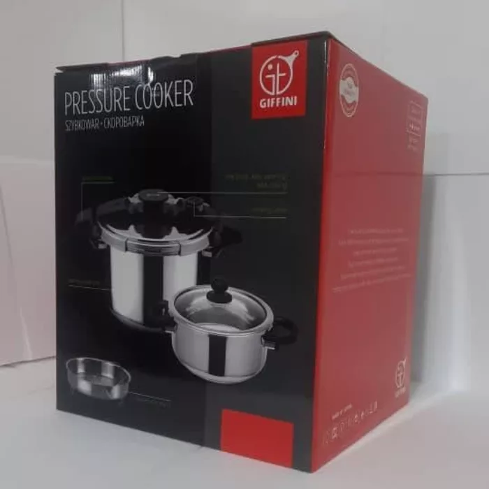 زودپز دوقلو جی فی نی مدل GS-01 گنجایش 6 و 4 لیتری