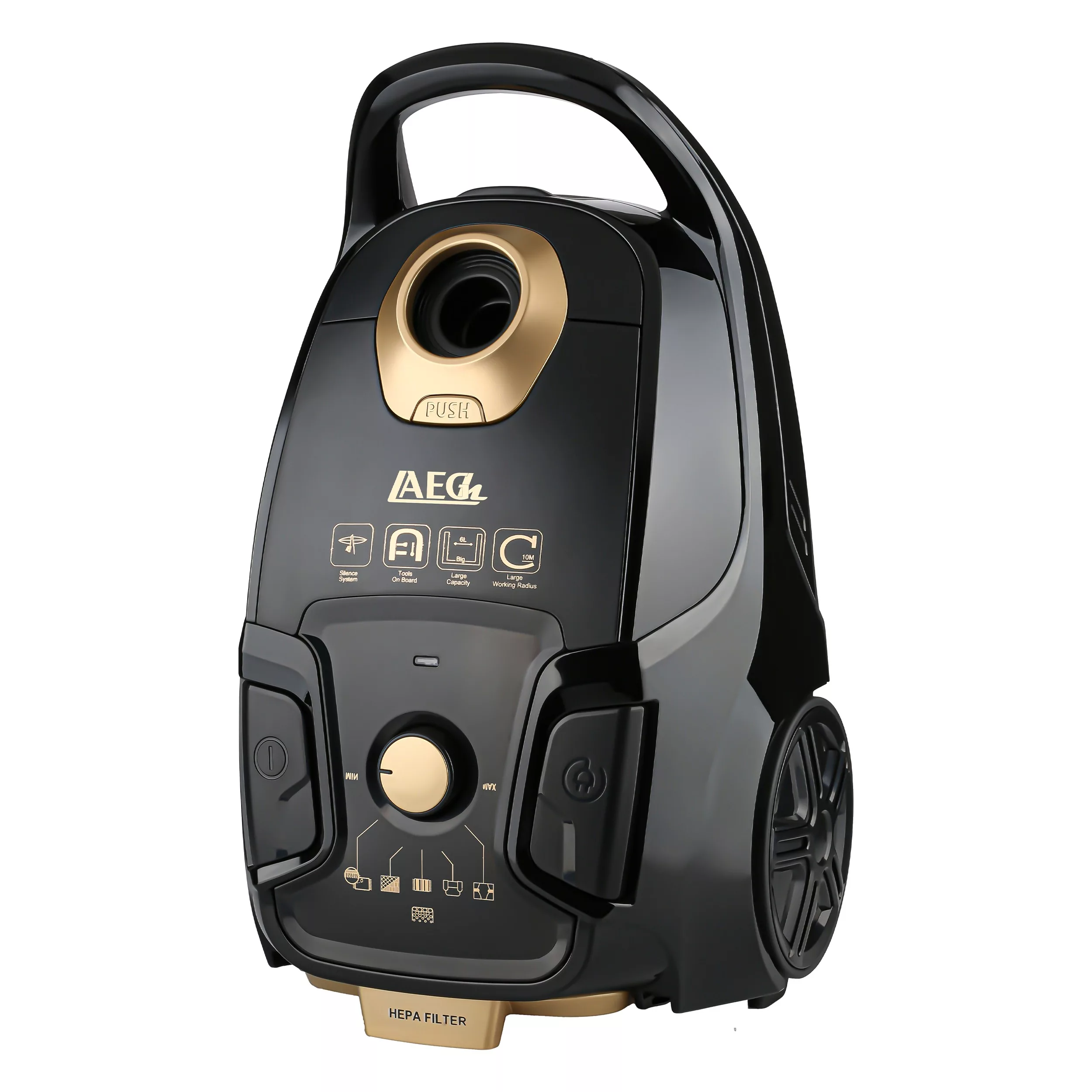 جاروبرقی 2800 وات لایق مدل LVC-630S