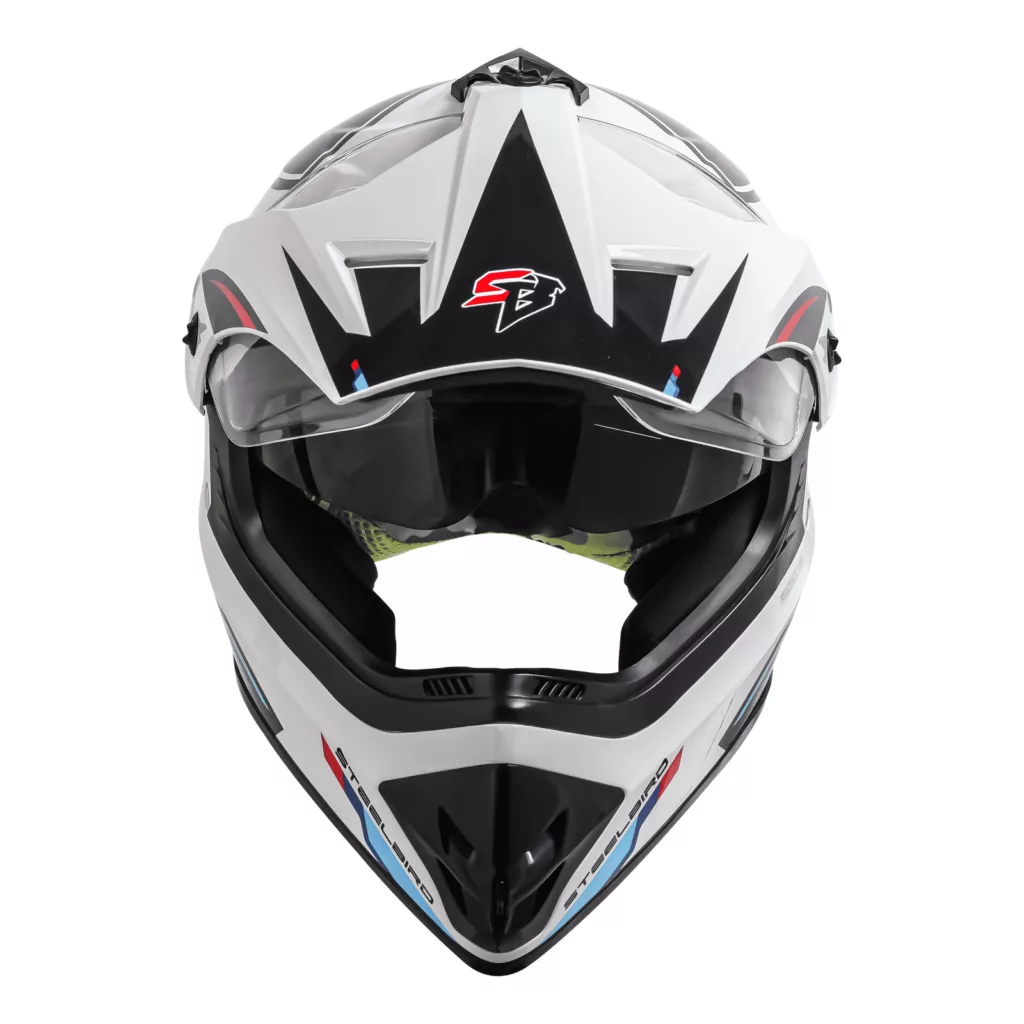 کلاه کاسکت چانه‌دار استیل برد مدل Racer WRed