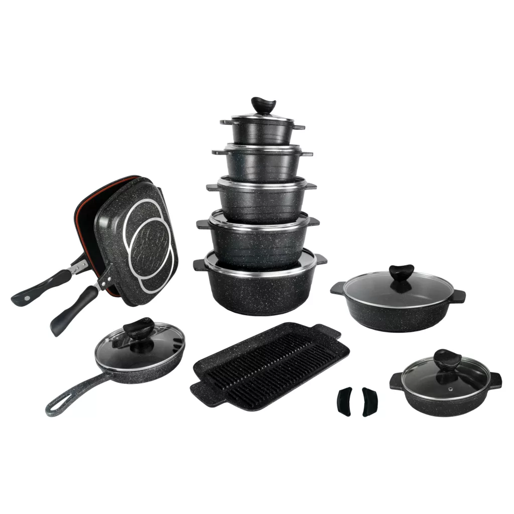 سرویس پخت و پز 21 پارچه پیلو مدل HAPPY TITAN