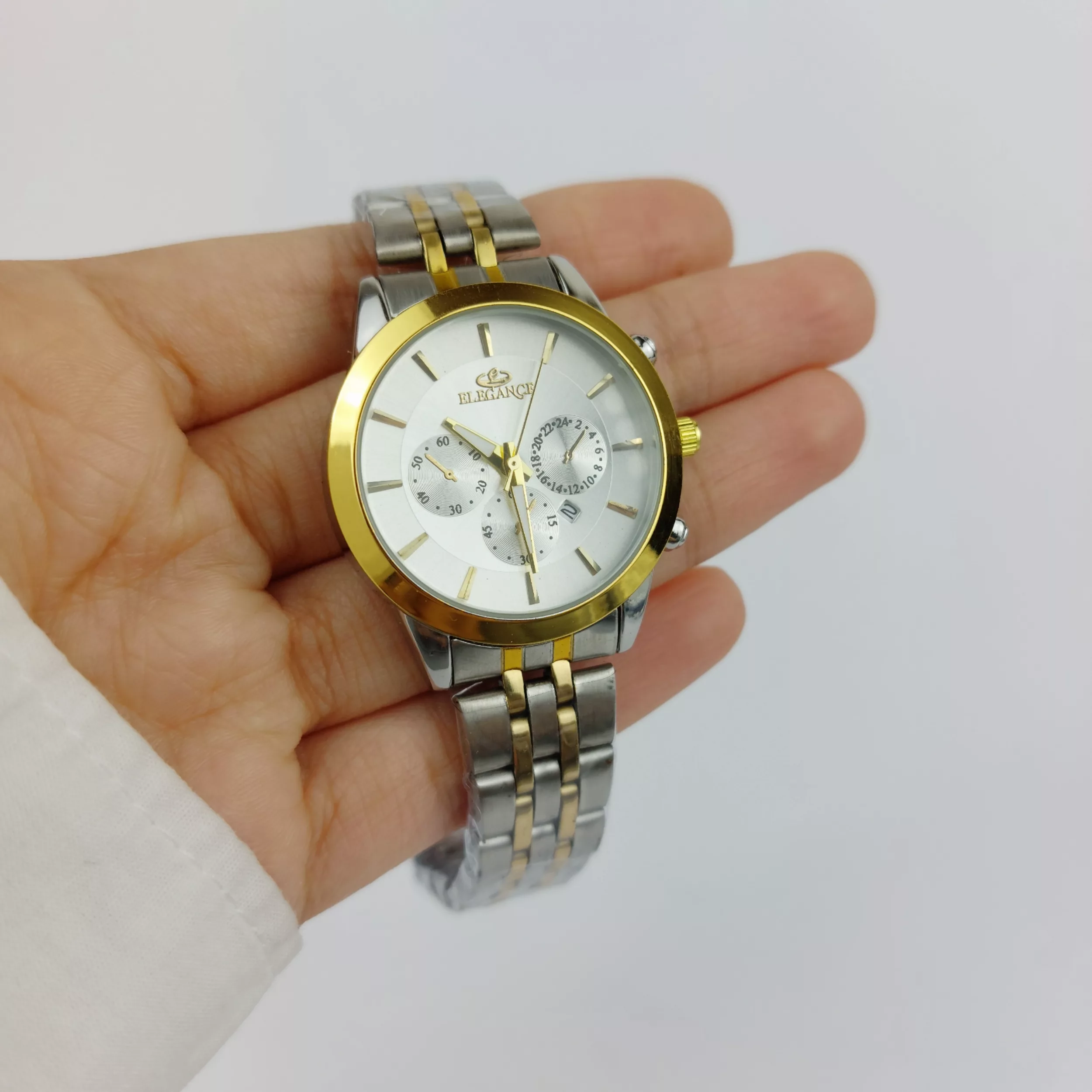 ساعت مچی عقربه‌ای کوارتز زنانه الگانس مدل کلاسیک کد EL-01