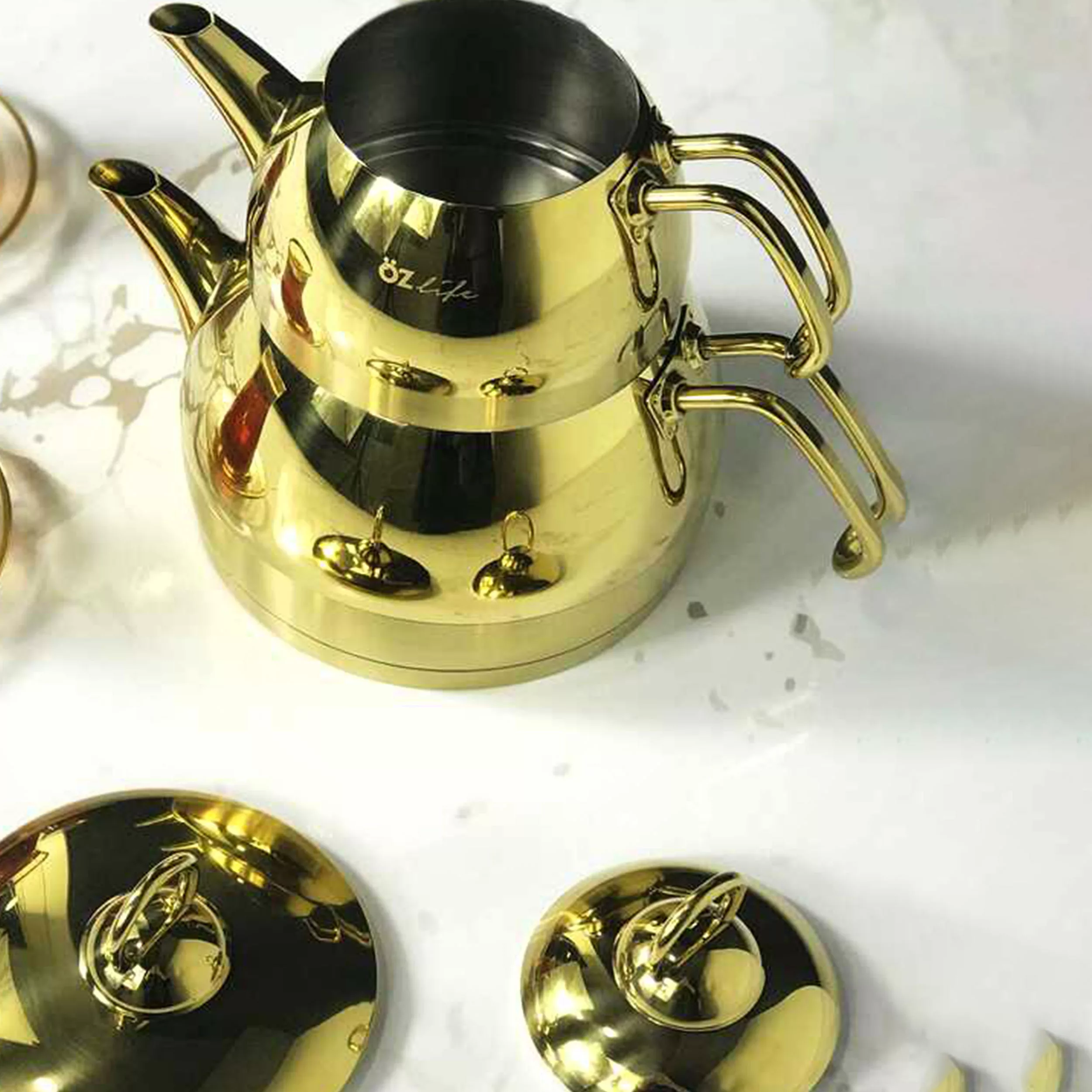 ست کتری و قوری اوزلایف مدل Ela buyuk boy