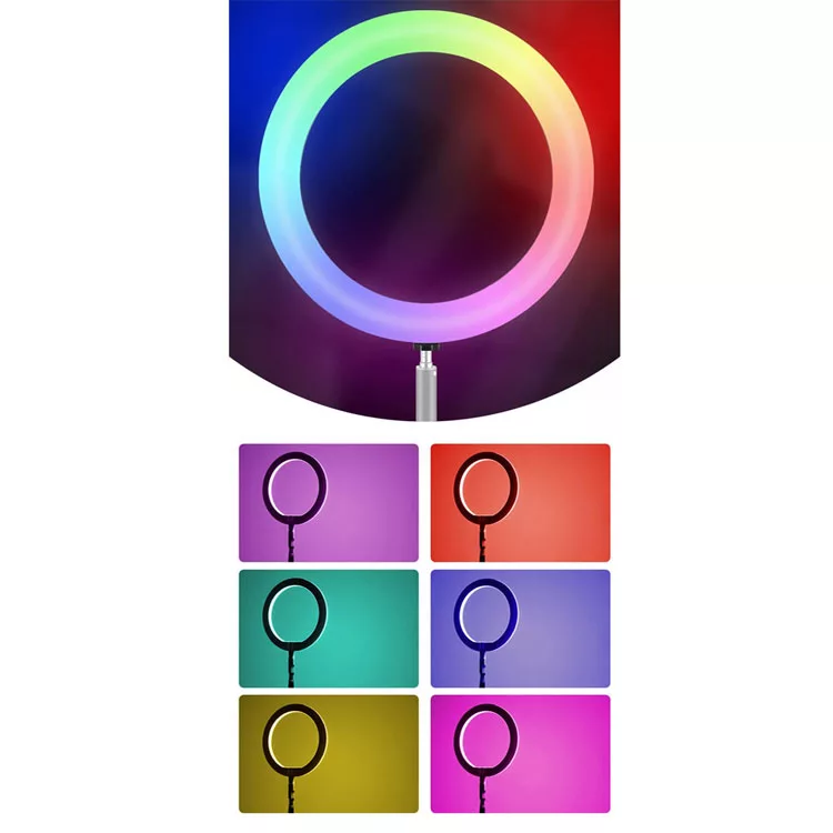 رینگ لایت مدل rgb mj26 کد 196