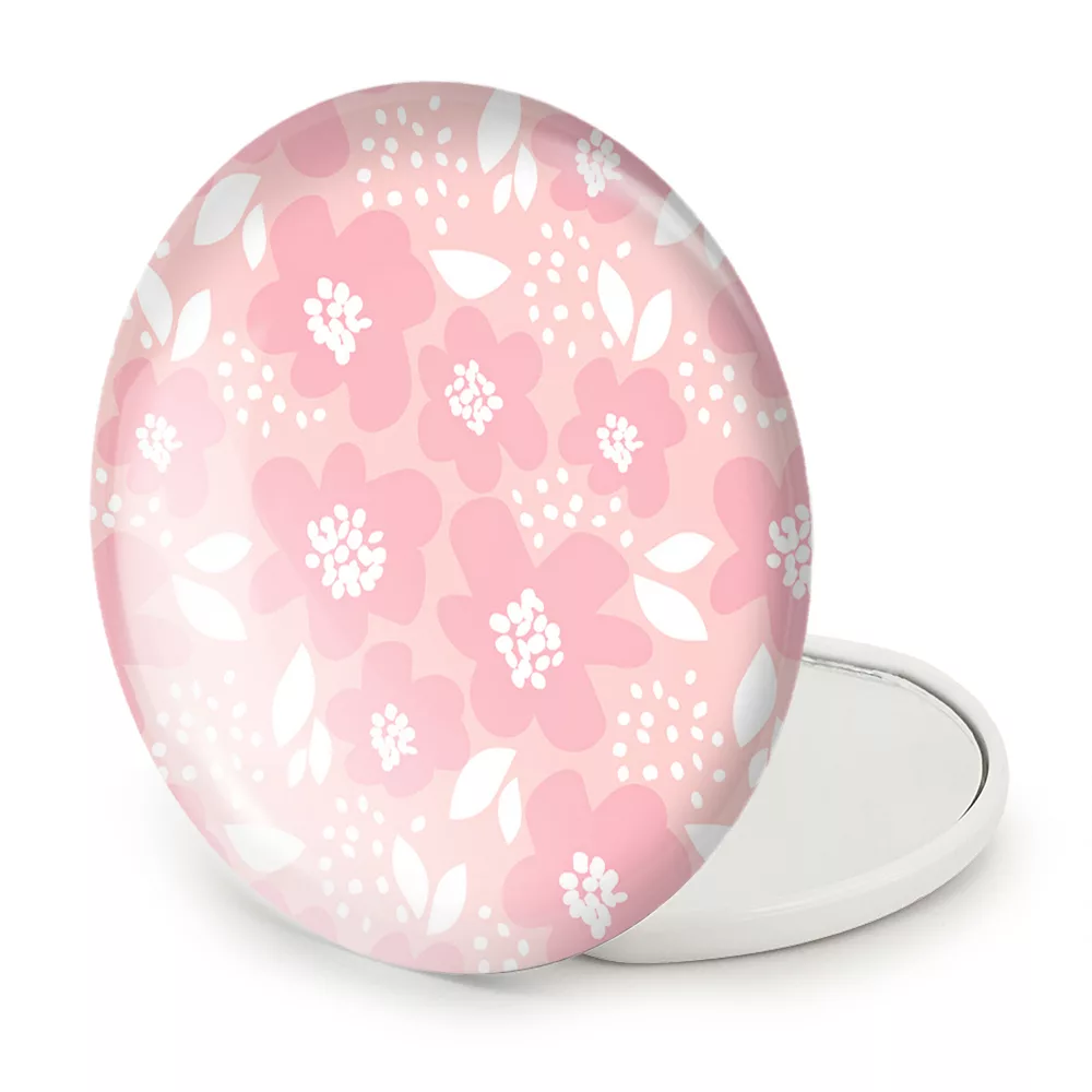 آینه جیبی خندالو طرح گل گلی مدل تاشو کد 29060