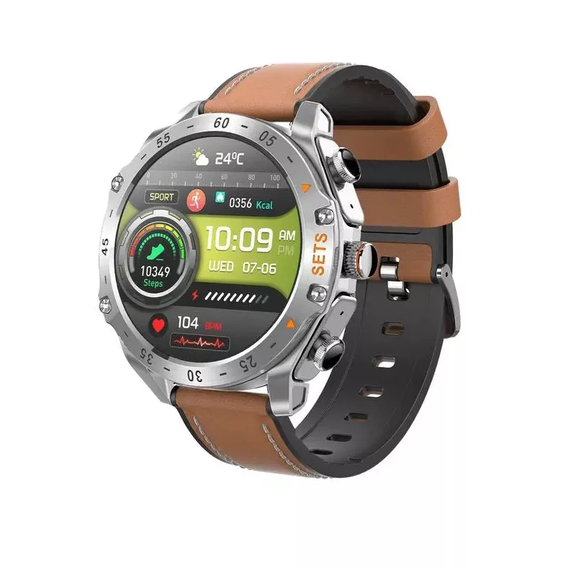 ساعت هوشمند پرودو مدل APY BEST HYPE SMART 1008 دارای قابلیت های صفحه نمایش رنگی، صفحه نمایش لمسی، کنترل موسیقی (Music Player)، قابلیت مکالمه از طریق بلوتوث بند چرم مصنوعی