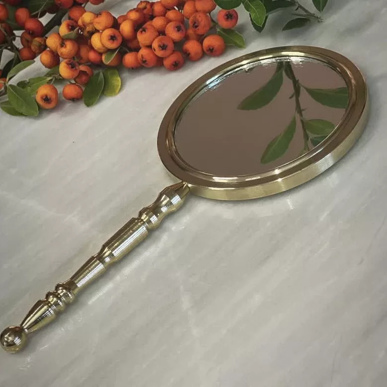 آینه آرایشی دسته‌دار مدل mirror3639