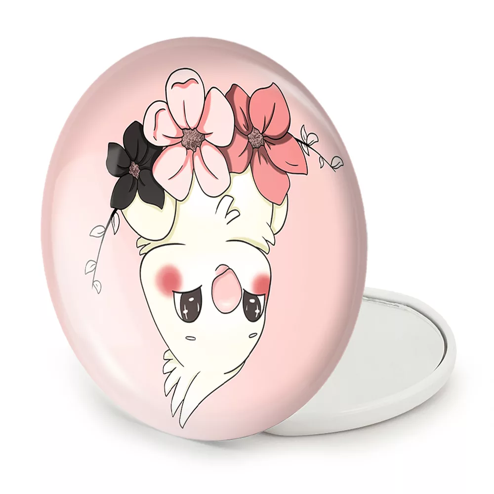 آینه جیبی خندالو طرح عروس هلندی مدل تاشو کد 29555