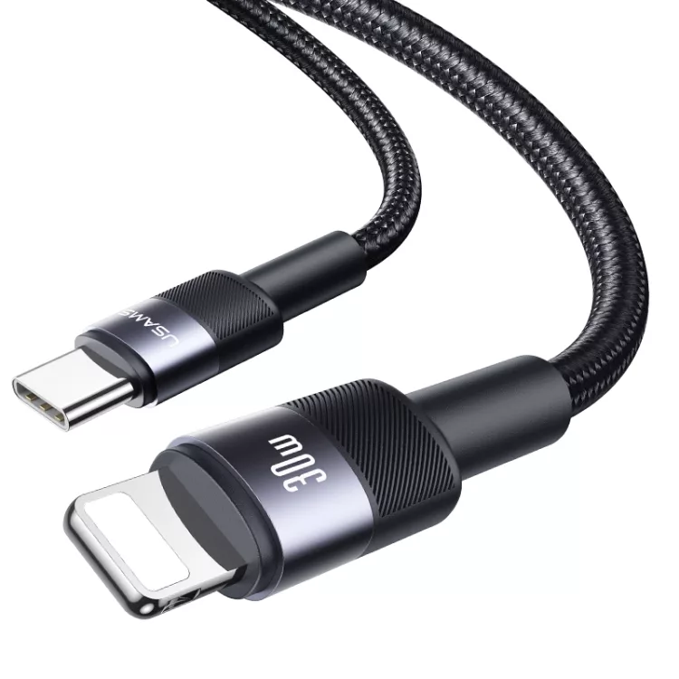 کابل تبدیل USB-C به لایتنینگ یوسمز مدل SJ729-30W طول 1.2 متر