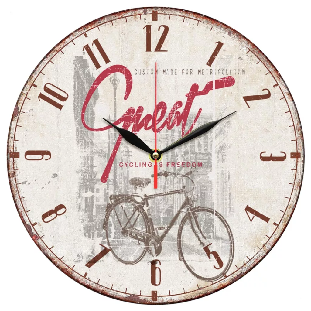 ساعت دیواری طرح دوچرخه کد 1312