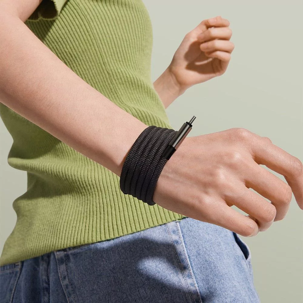 کابل USB-C بیسوس مدل Tungsten Gold Magnetic 100W طول 1 متر