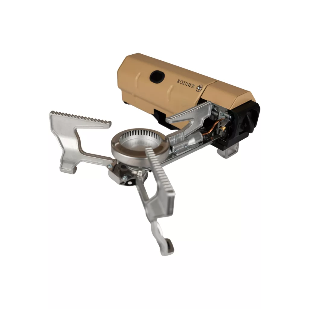 اجاق سفری روزینکس مدل خرچنگی همراه کیف و کپسول گاز