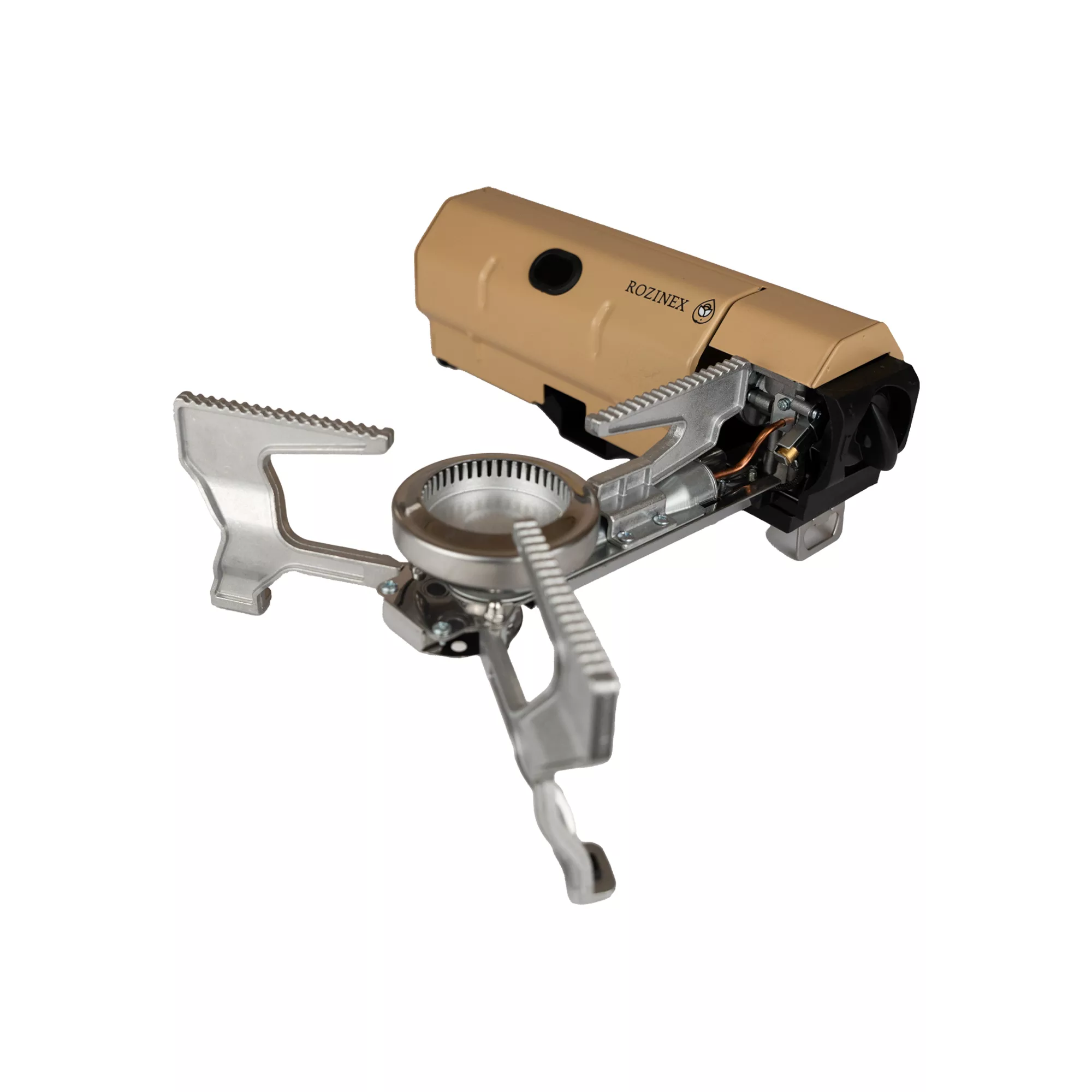 اجاق سفری روزینکس مدل خرچنگی همراه کیف و کپسول گاز