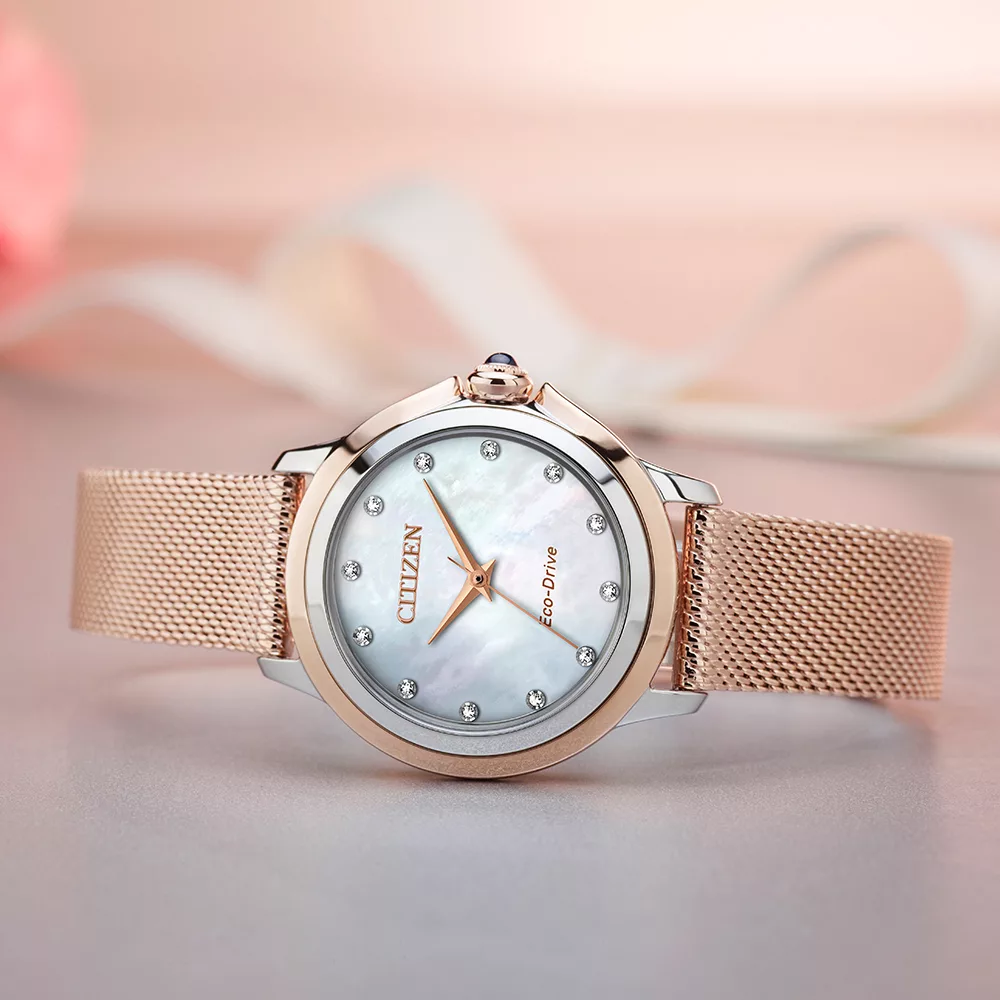 ساعت مچی عقربه ای زنانه سیتی زن مدل EM0796-75D