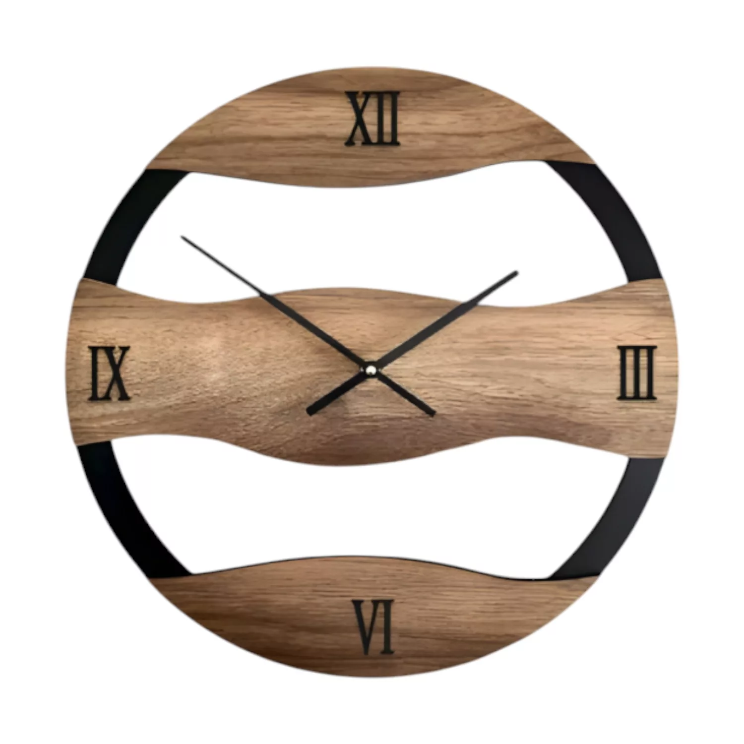 ساعت دیواری کوارتز مدل موج