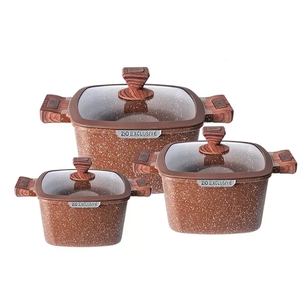 سرویس قابلمه 6 پارچه زیو مدل Z-8350-26